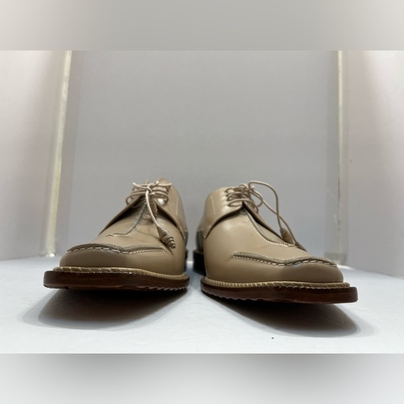 Mezlan Mens Beige Derby Shoes(Made in Spain) Size 12 - Picture 3 of 16